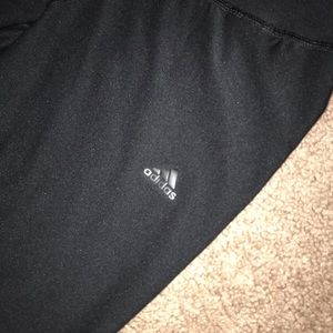 black adidas cropped leggings